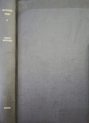 SCRITTI GIOVANILI